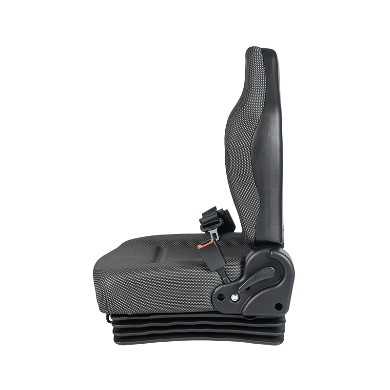 BF6-3 EN13490 IT1-certifierad skjutstativtrucksäte med infällbart säkerhetsbälte & stötdämpning & OPS-omkopplare för litiumbatterigaffeltruckar Kompatibel med Hyster, Jungheinrich