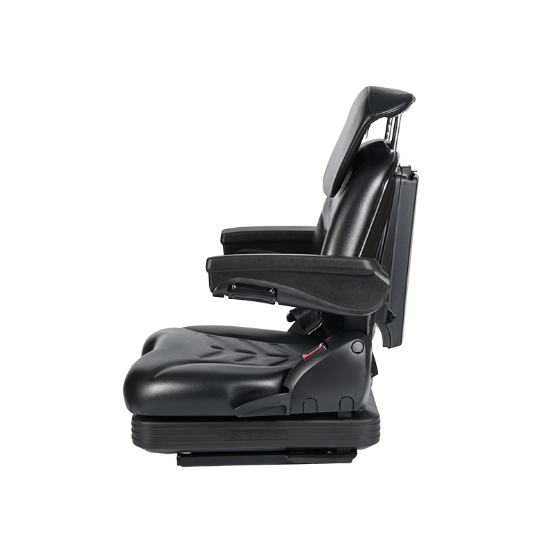 BF16MCD EN13490 IT1+IT2 & ISO7096 Dual-Certified Low-Profile Mechanical Suspension Seat Integrerat säkerhetsbälte och OPS-omkopplare