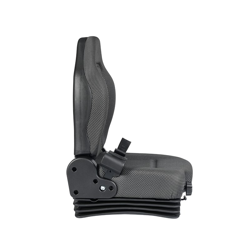 BF6-3 EN13490 IT1-certifierad skjutstativtrucksäte med infällbart säkerhetsbälte & stötdämpning & OPS-omkopplare för litiumbatterigaffeltruckar Kompatibel med Hyster, Jungheinrich