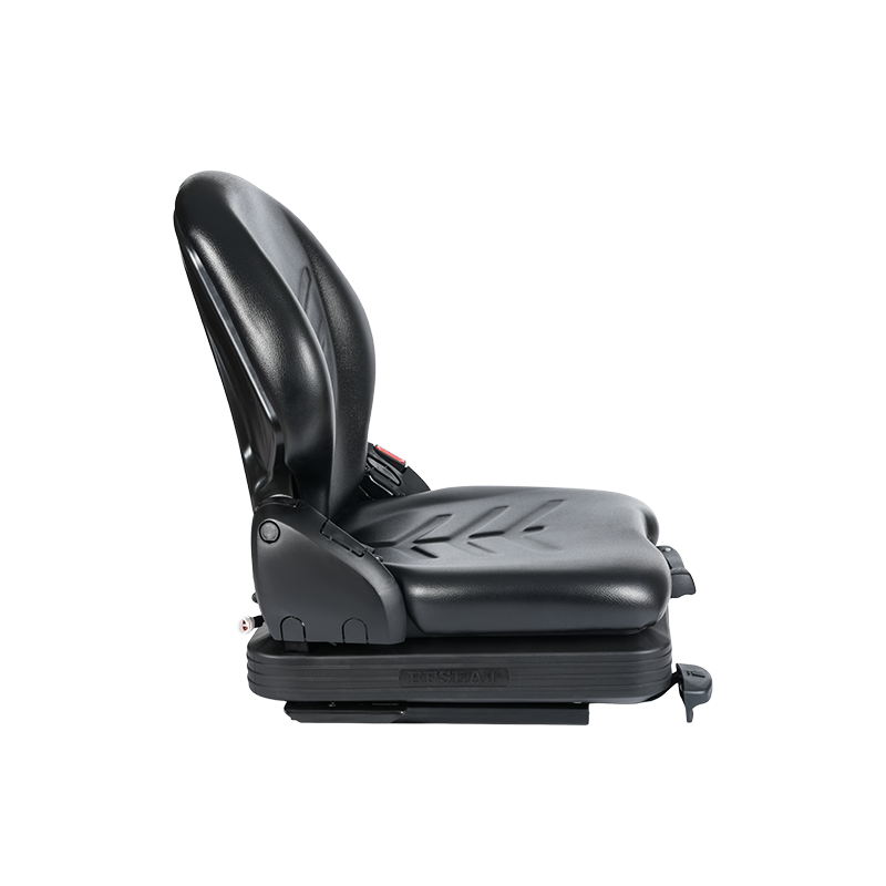 BF16 Low-Profile Vinyl Mekaniskt upphängningssäte för materialhanteringstruckutrustning - svart med EN13490 IT1+IT2