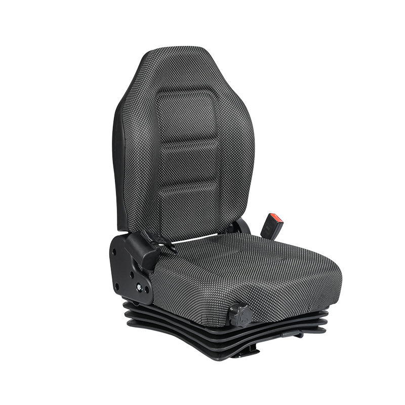 BF6-3 EN13490 IT1-certifierad skjutstativtrucksäte med infällbart säkerhetsbälte & stötdämpning & OPS-omkopplare för litiumbatterigaffeltruckar Kompatibel med Hyster, Jungheinrich