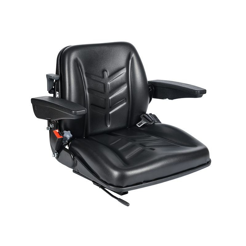 BF8-4ABCD CE&EN13490 IT1 certifierad ekonomisk gaffeltrucksäte med förarnärvarosensor