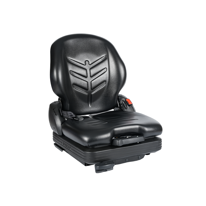 BF16 Low-Profile Vinyl Mekaniskt upphängningssäte för materialhanteringstruckutrustning - svart med EN13490 IT1+IT2