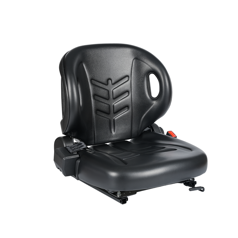 BF2-2 Universa elektrisk staplare Förarsäte - Vattentät svart belagd 4-vägs stretchduk PVC med OPS-sensorbrytare & justerbart ryggstöd Kompatibel med Hangcha, Toyota